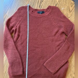 Forever 21 Maroon Crew Neck Sweater